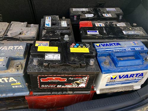 Аккумуляторы отслужившие свой срок